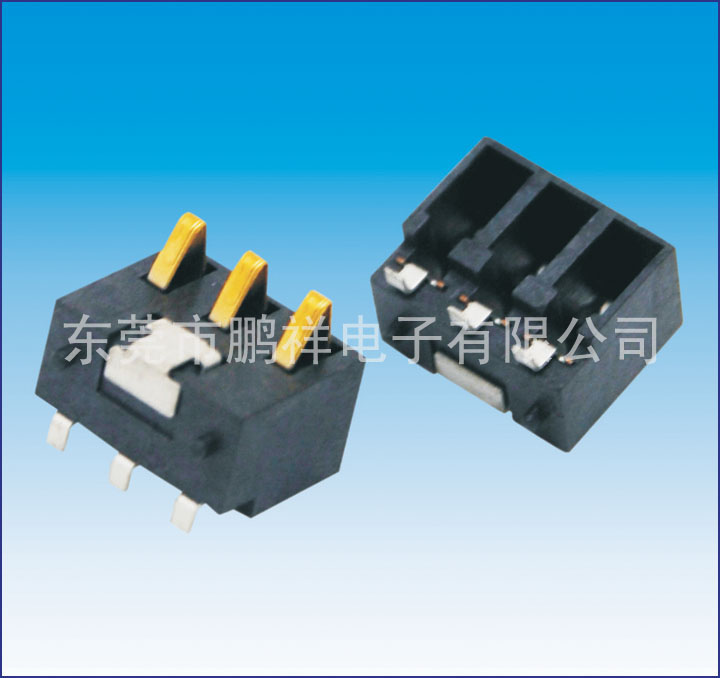 CP70系列，2.5mm彈片電池連接器