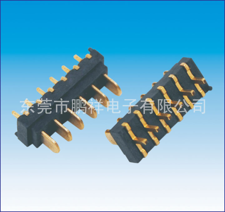 006系列，2.0mm電池公座6PIN